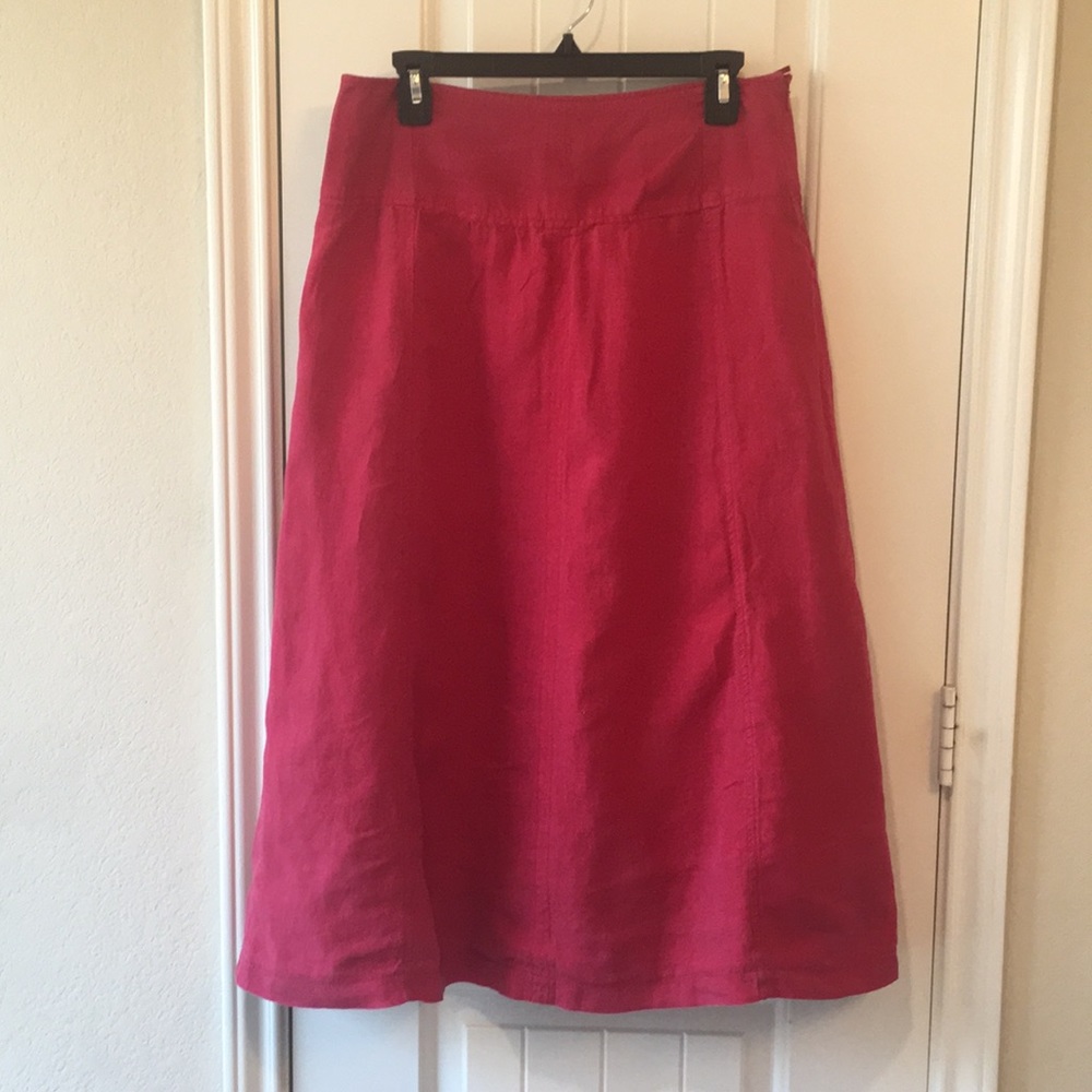 Weekend maxmara linen skirt